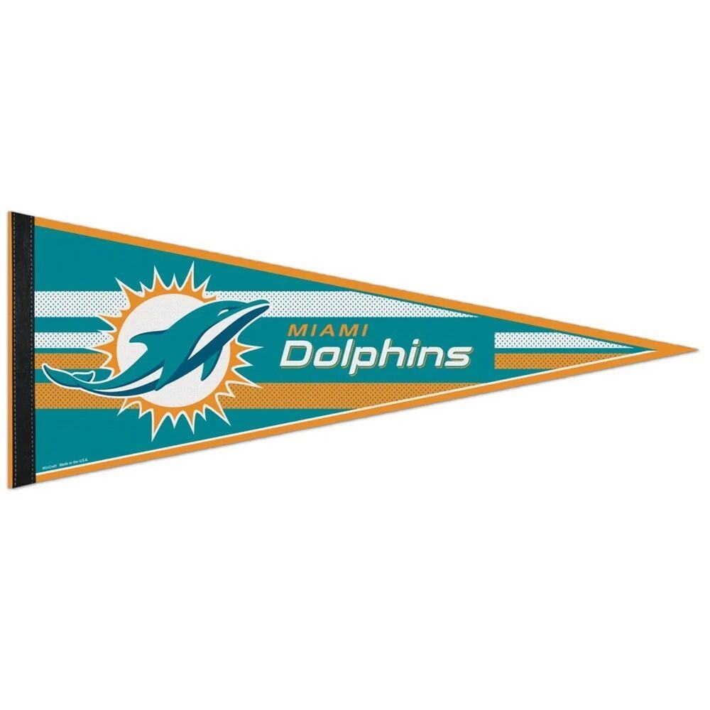 New Miami Dolphins NFL Felt Pennant